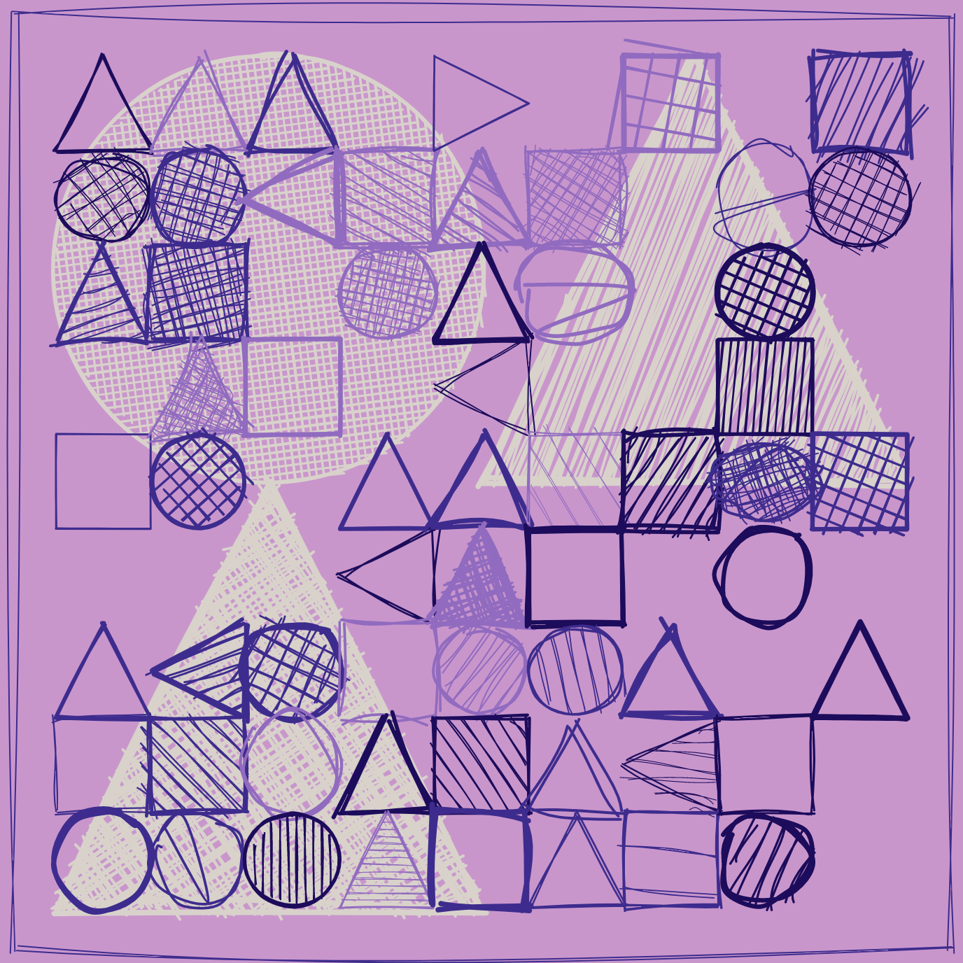 More Sketches of a Drunk Generative Art by God Is A Mathematician